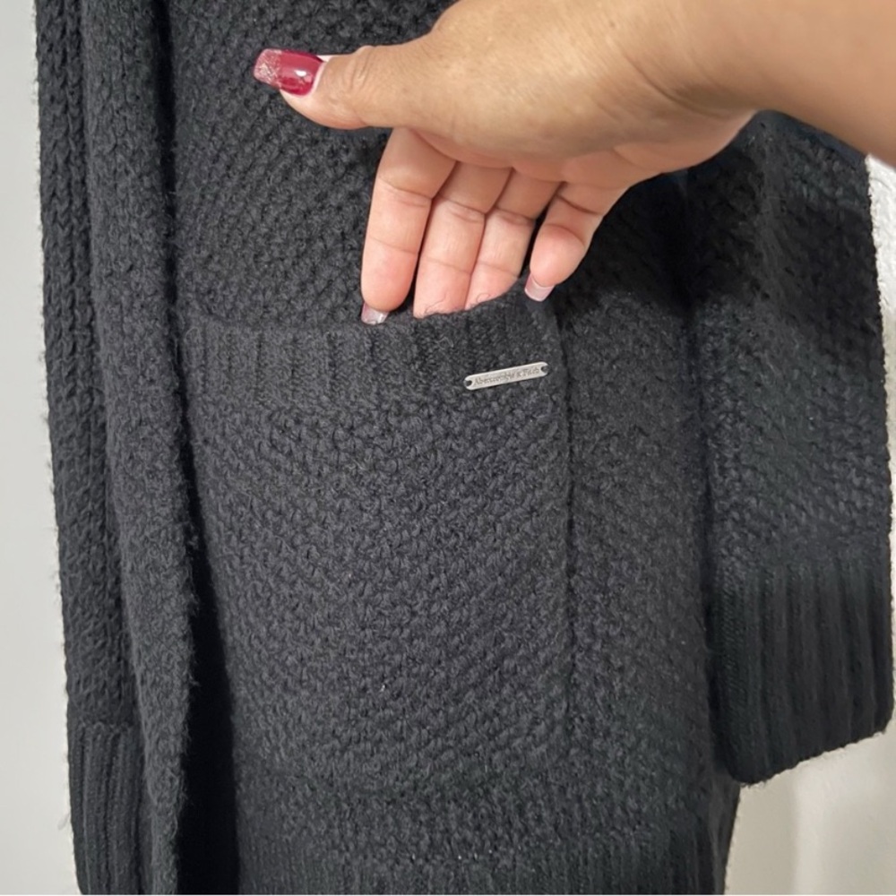 Abercrombie & Fitch Women’s Open Front Cardigan In Black Size XSmall. - Picture 8 of 13